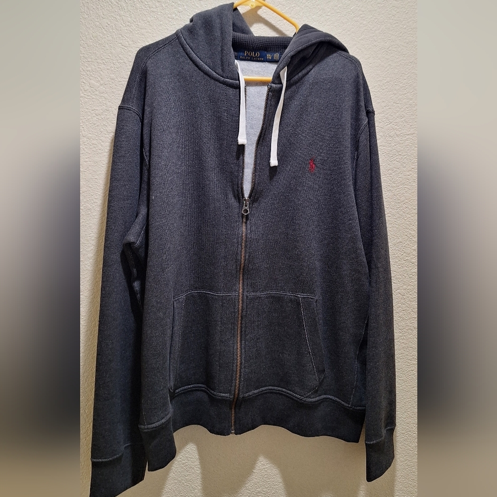 Polo by Ralph Lauren Men's Gray Hoodie Sweater